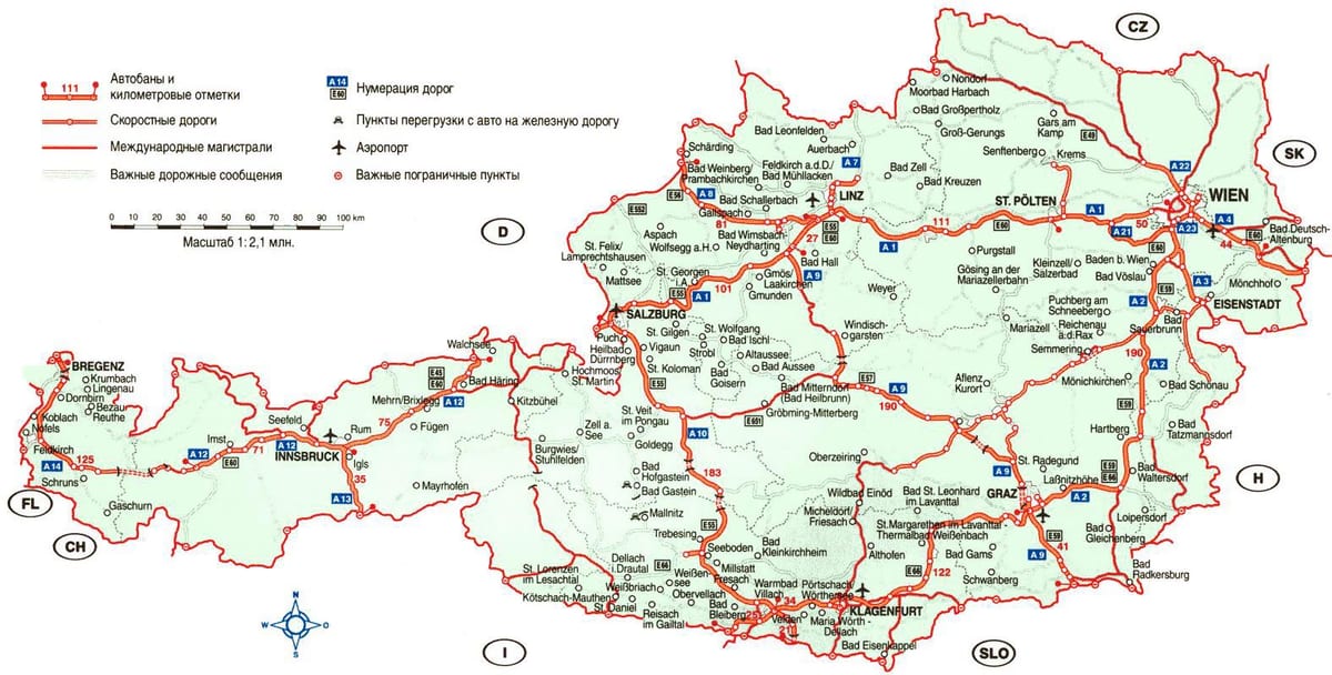 نقشه krems, اتریش