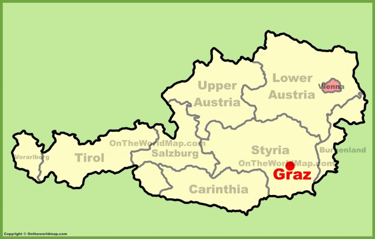 نقشه از گراتس, اتریش
