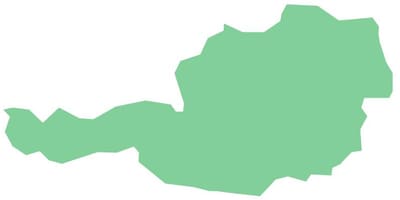 اتریش وکتور نقشه