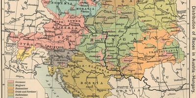 اتریش مجارستان نقشه 1900