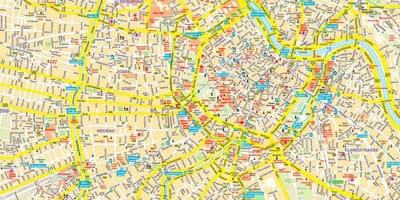 شهرستان street map وین اتریش