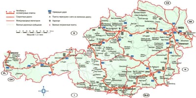 نقشه krems, اتریش