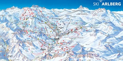نقشه arlberg, اتریش