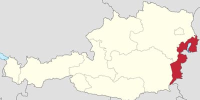 نقشه اتریش, burgenland